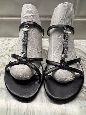 Aerosoles leather sparkle sandals 6M